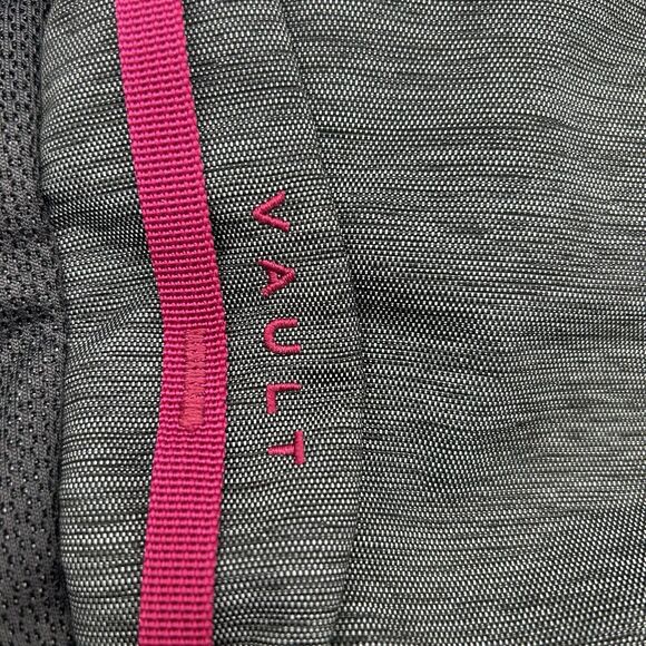 The North Face Padded Laptop Flexvent Vault Backpack Gray/Pink - Picture 8 of 16